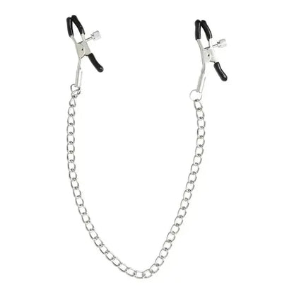 Nipple Clamps attached by a silver chain