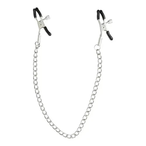 Nipple Clamps attached by a silver chain