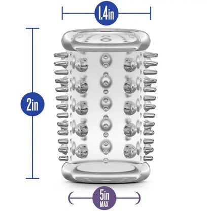 clear soft spiked penis ring with dimensions