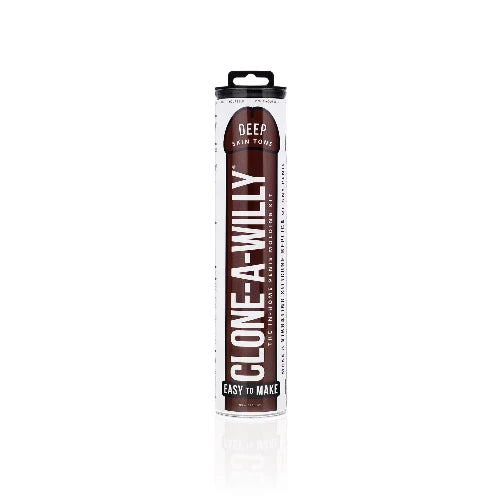 clone a willy deep skin tone in brown and white package