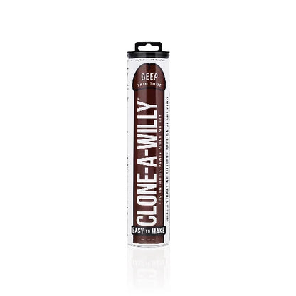 clone a willy deep skin tone in brown and white package