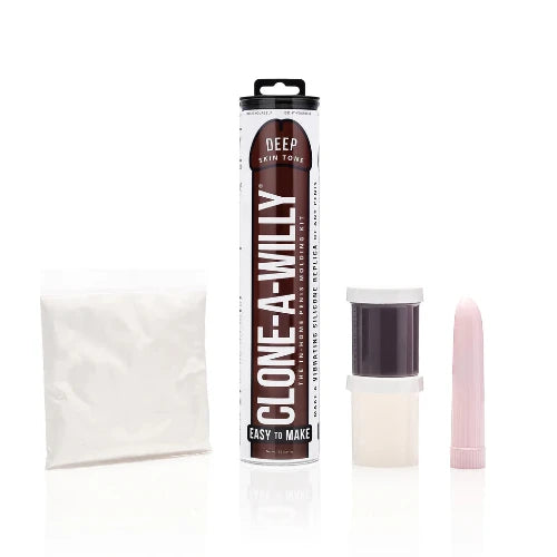 clone a willy deep skin tone with included materials