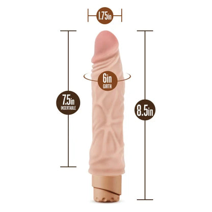 cock vibe beige with dimensions