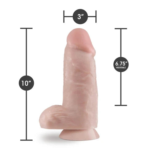 dr Chubbs large dildo with dimensions against white background