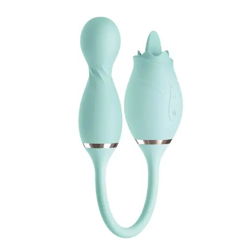 Blaze Exciter aqua toy with two vibrators