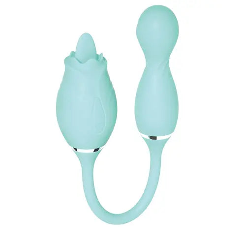 Blaze Exciter aqua toy with two vibrators