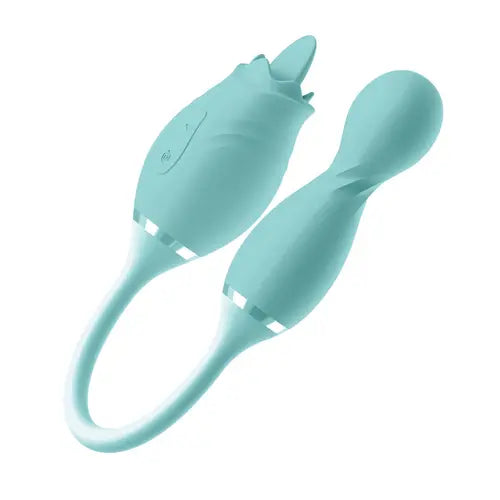 Blaze Exciter aqua toy with two vibrators