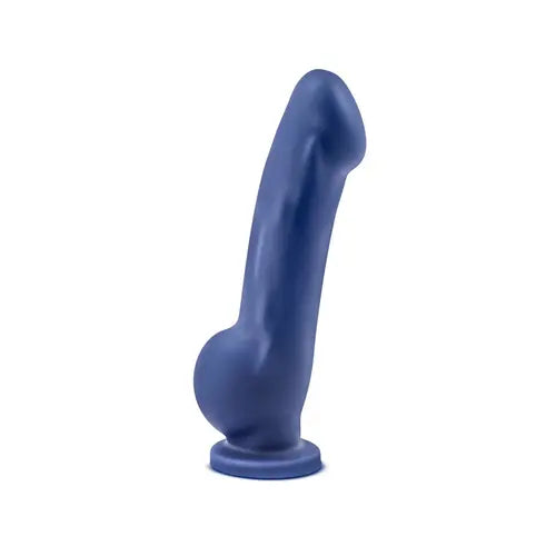 Ergo Indigo Dildo - dark blue dildo and white background