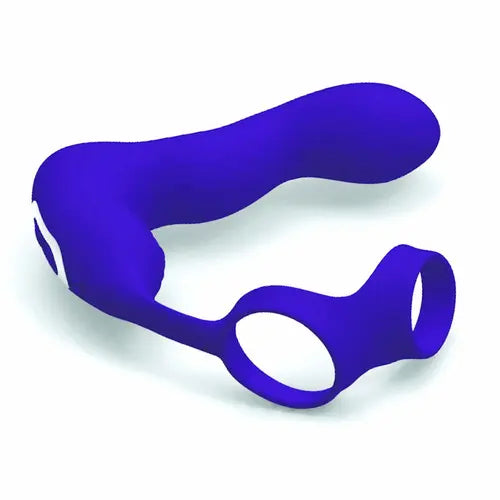 royale inflatable p spot vibe purple with double cock ring