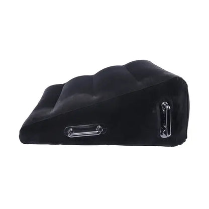 Inflatable Positioner Plus Black Wedge-shaped Sex Pillow Side View