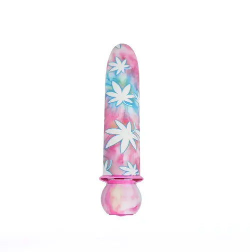 jaguar tie dye bullet vibrator against white background