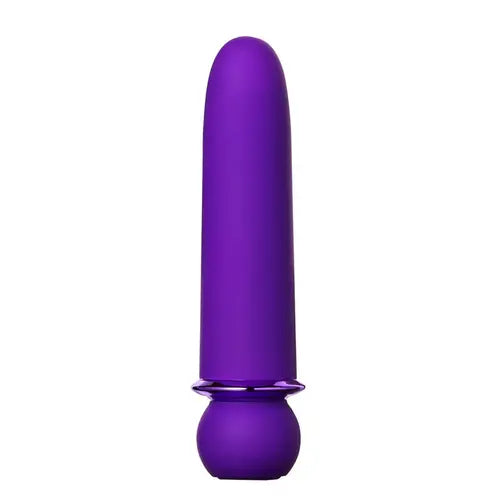 Jaguar sleek purple vibrator against white background