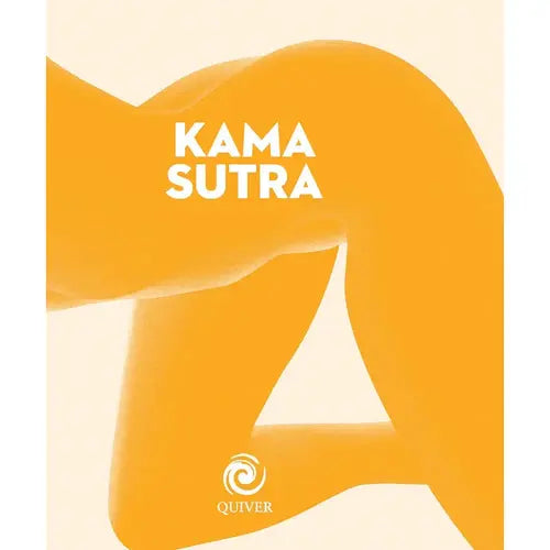 kama sutra book cover - yellow figure kneeling