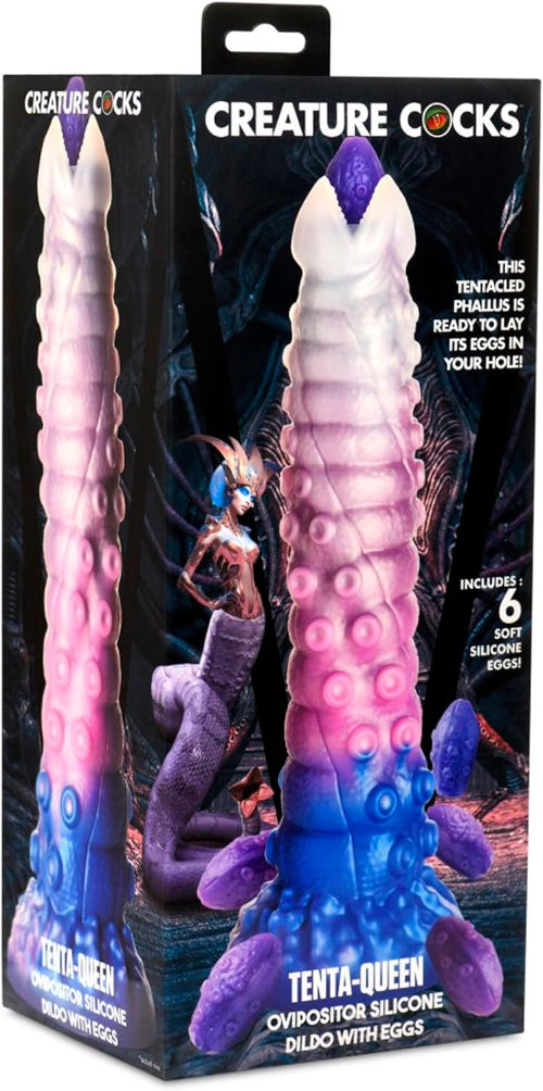 tenta queen ovipositor dildo in package