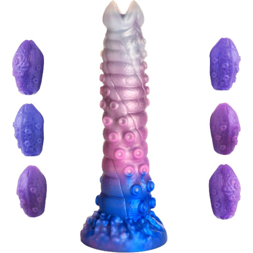 XR Brands - Creature Cocks - Tenta-Queen Ovipositor Dildo With Eggs