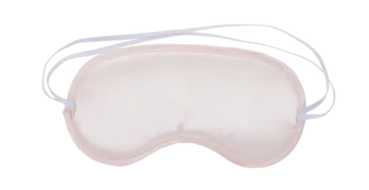 Peaches 'n CreaMe peach-colored satin blindfold back