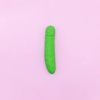 pickle vibrator against purple background