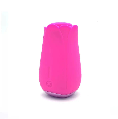 Pink Maia Tulip Pro vibrator against white background