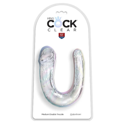 Pipedream - King Cock 13” Double Dildo - Clear