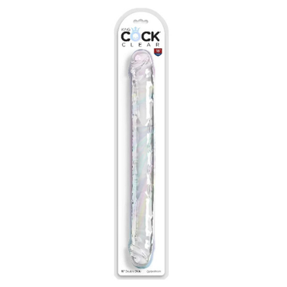 Pipedream - King Cock 18” Double Dildo - Clear