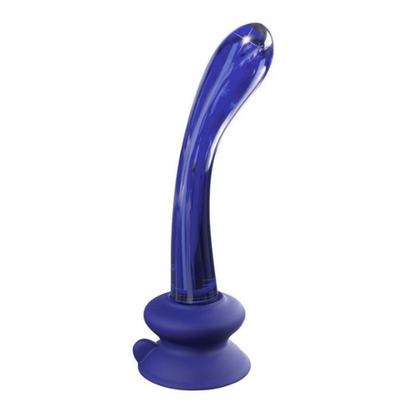 Pipedream - Icicles No.89 Curved Glass G-spot Dildo - Blue
