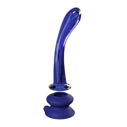 Pipedream - Icicles No.89 Curved Glass G-spot Dildo - Blue