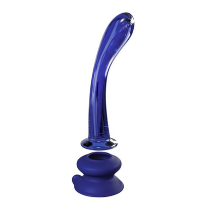 Pipedream - Icicles No.89 Curved Glass G-spot Dildo - Blue