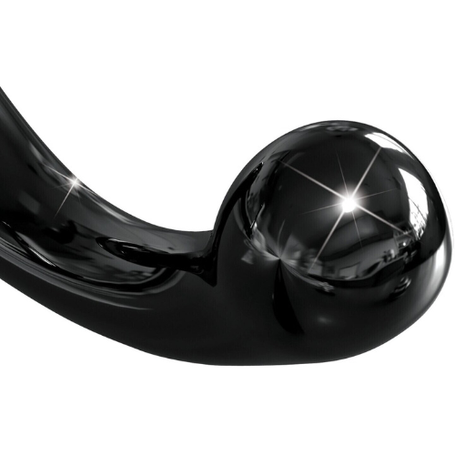 Pipedream - Icicles No.87 Curved Glass G-spot Dildo - Black
