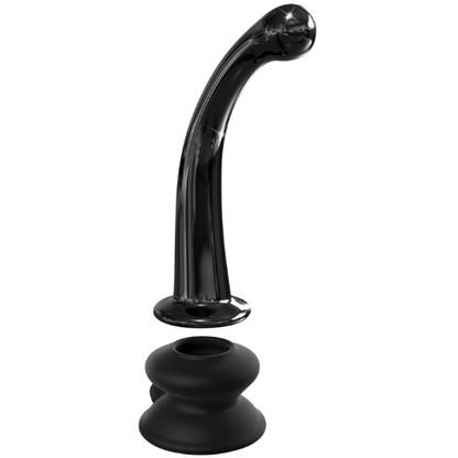Pipedream - Icicles No.87 Curved Glass G-spot Dildo - Black