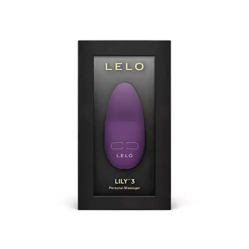 plum LILY 3 Personal Massager in black package