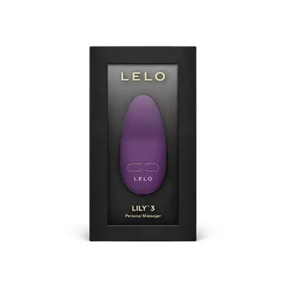 plum LILY 3 Personal Massager in black package