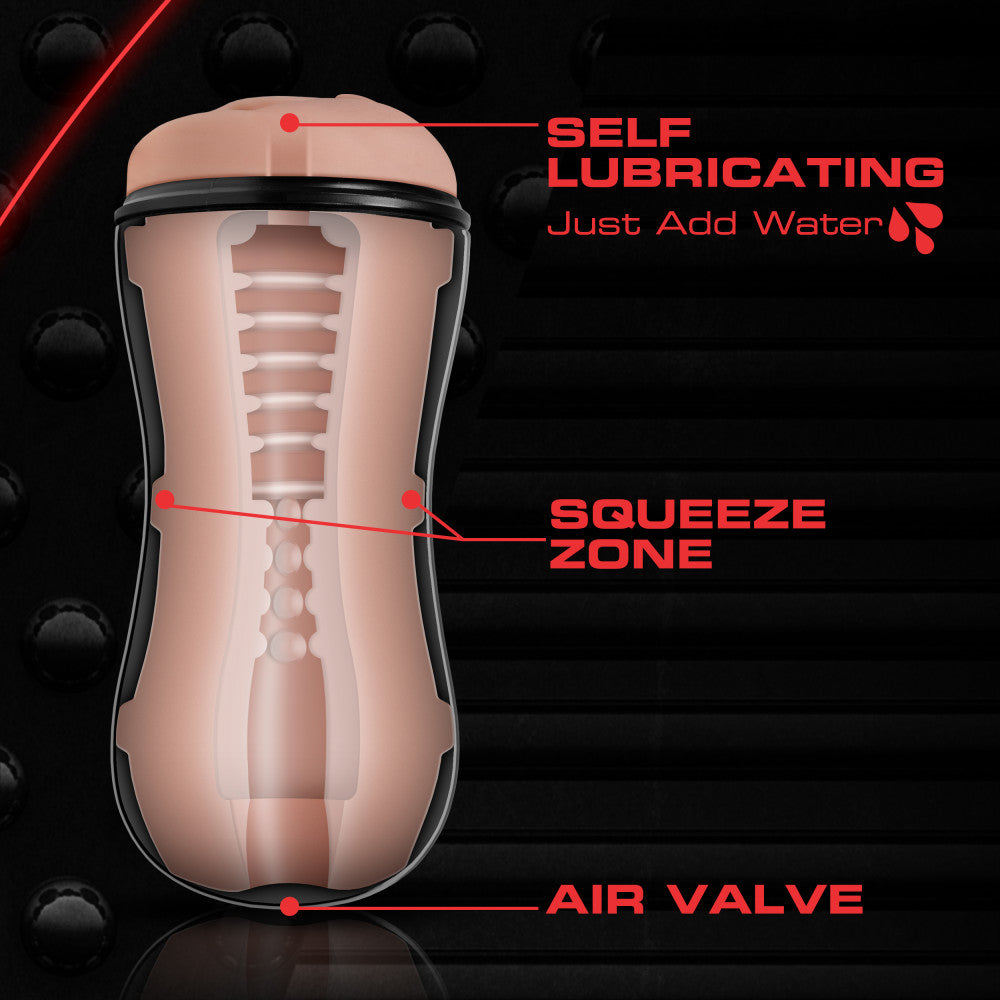 Blush - M For Men - Soft & Wet Pocket Pussy With Pleasure Ridges & Orbs