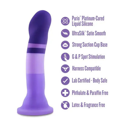 purple rain dildo with details