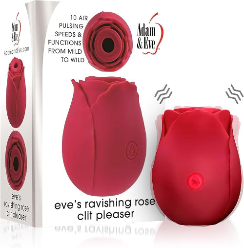 eve's ravishing rose toy next to white package