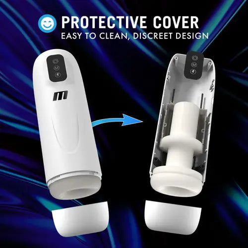 Robo-Bator Men's Stroker Toy - image demonstrating the protective cover