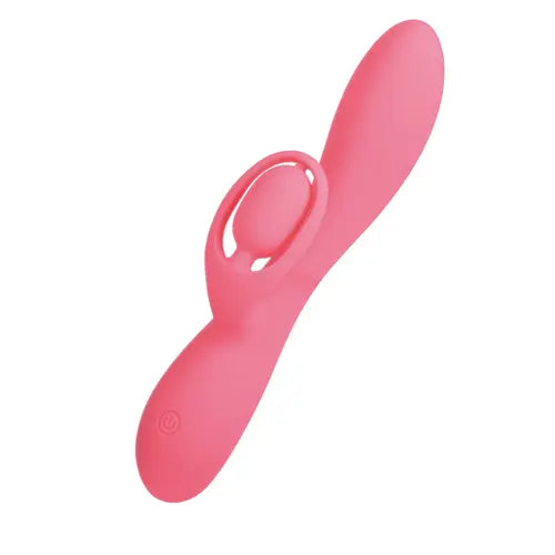 blaze romantic massager - red vibrator with external arm