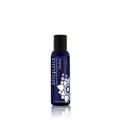 Sliquid Personal Moisturizer - Satin - dark blue bottle with black cap