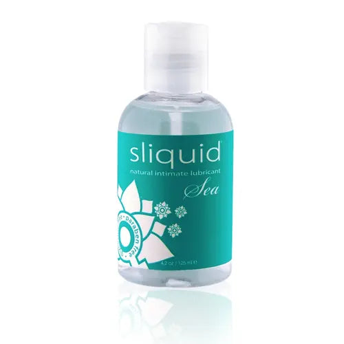 Sliquid Intimate Lubricant - Sea - Bottle With Teal Label - 4.2oz