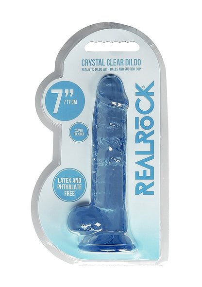 crystal clear dildo in package