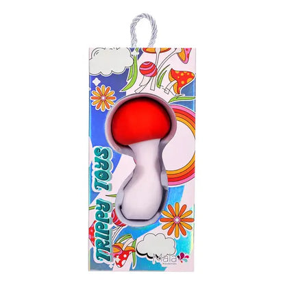 Shroomie Mushroom Vibrator in psychedelic packaging