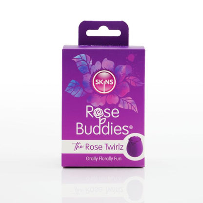 purple package against white background