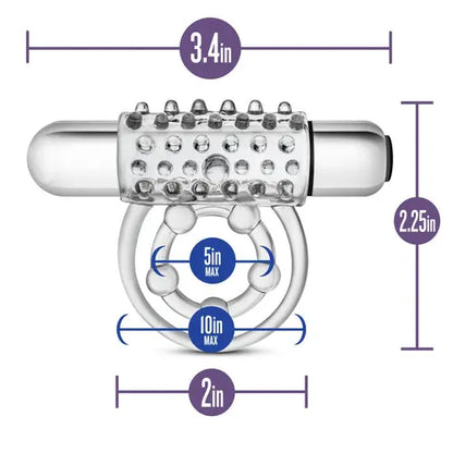 3-in-1 Super Clitifier cock ring toy dimensions
