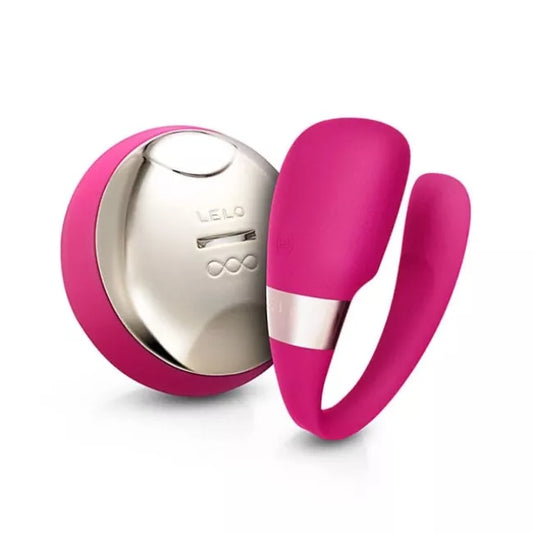 TIANI 3 cerise toy with remote control against white background