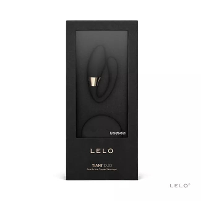 TIANI DUO couples massager in black packaging