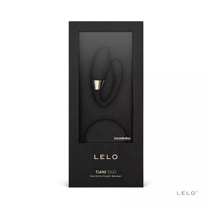 TIANI DUO couples massager in black packaging