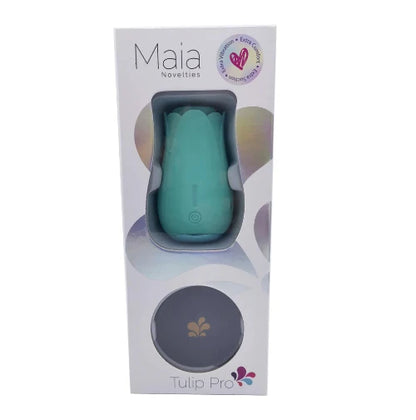 teal tulip toy in white package