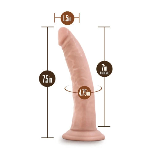 vanilla dildo with dimensions