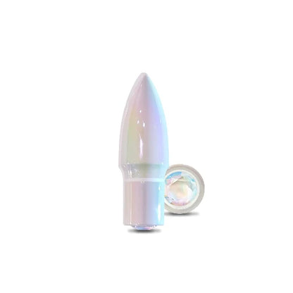 Winx star tickler vibrator - shows iridescent color and gem base